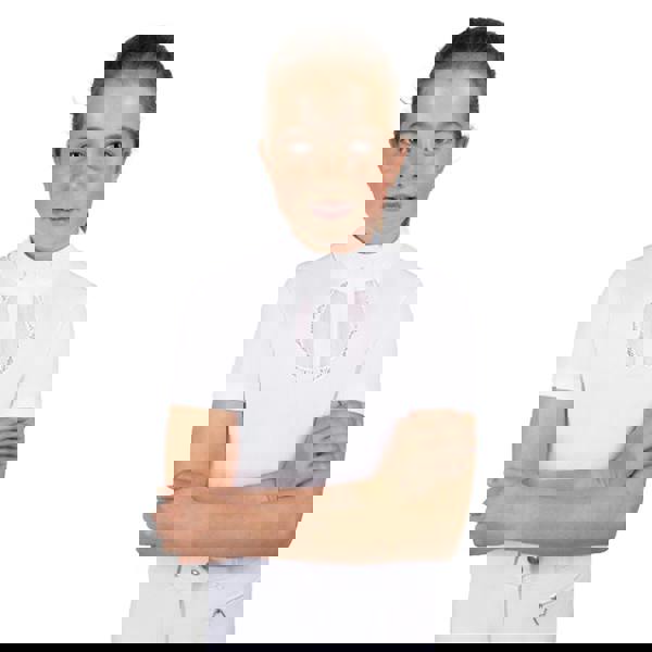 Coldstream Childrens/Kids Next Generation Larkhall Diamante Show Shirt - White