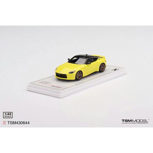MCSlots Nissan Z Proto Spec 2023 Ikazuchi Yellow LHD 1:43 Scale TSM430644