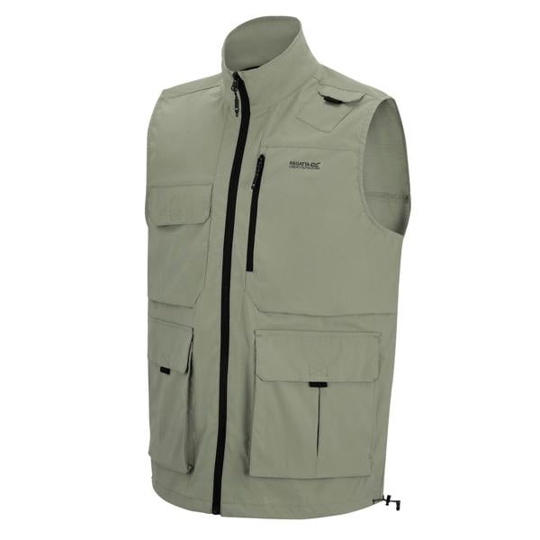 Regatta Mens Light Insect Repellent Travel Body Warmer - Sage Green - 