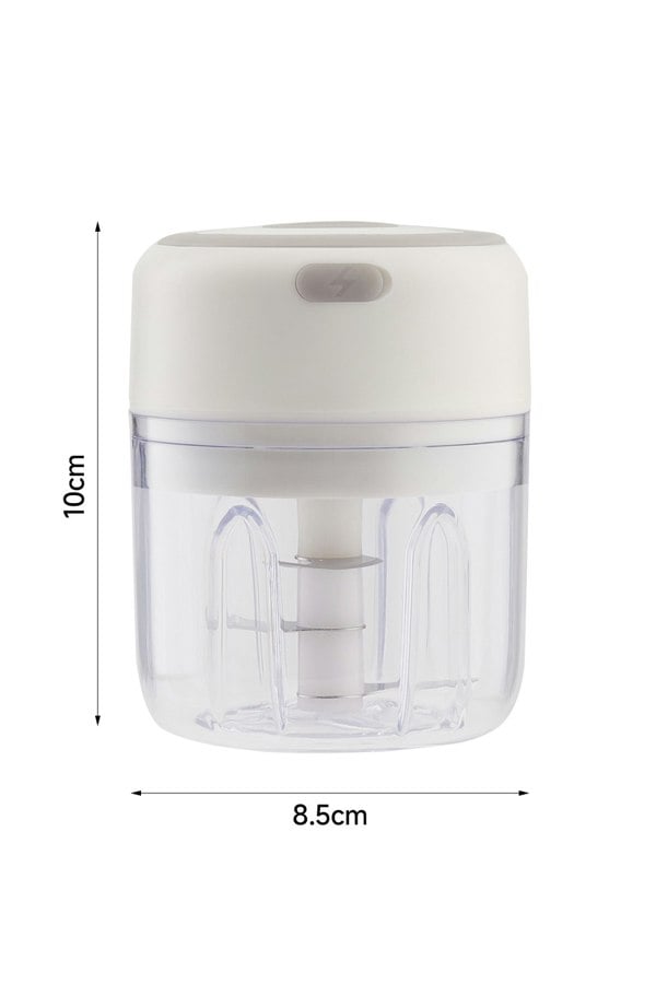 Living and Home 250ml Electric Wireless Kitchen Garlic Vegetable Chopper 30W Food Cutter Masher Crusher