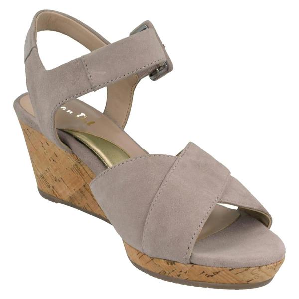 Van Dal Ladies Van-Dal Wedge Sandal Pearl