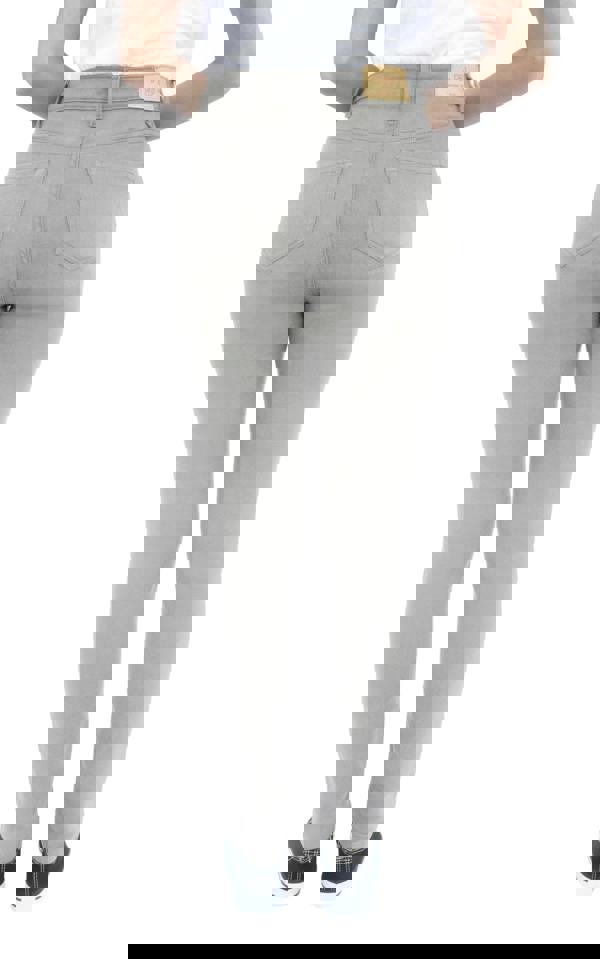 Smart Living Women's Stylish Skinny Fit High Waist Denim Jeans - Mid Grey