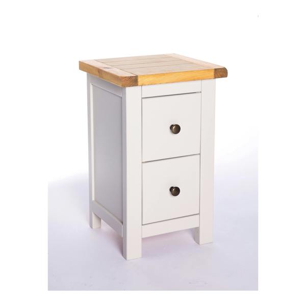 Cabinet Bits Argenta 2 Drawer Petite Bedside Table