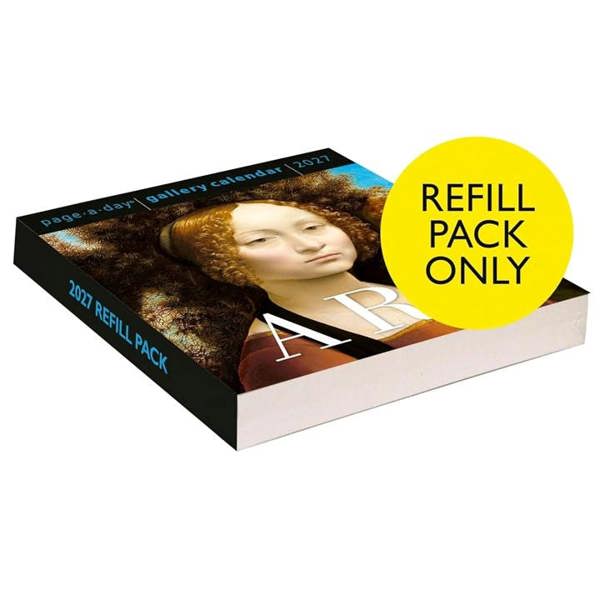 Art Gallery Refill Pack 2027, Desk Calendars, Day To View, Art, Gift