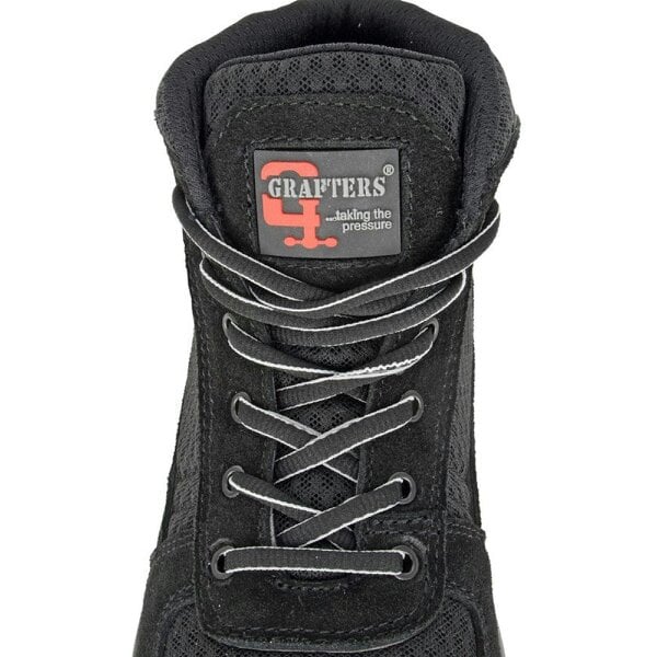 Grafters TERRY Safety Boots   in  Black
