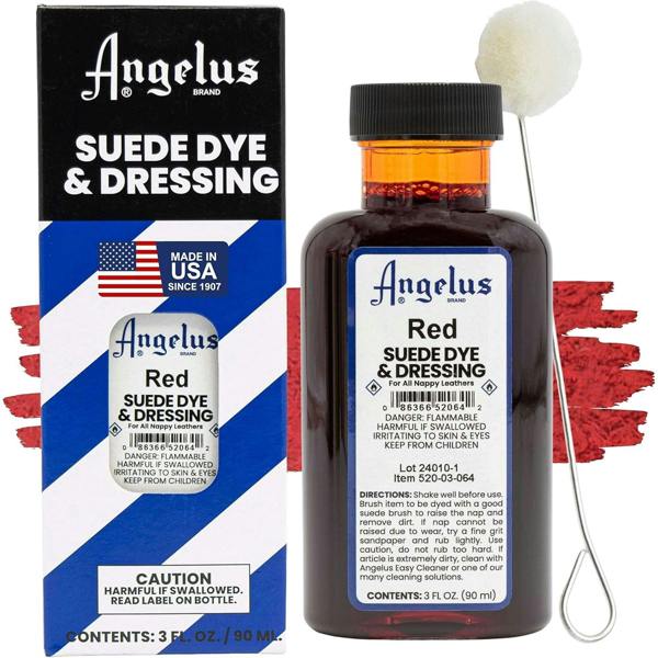 Angelus Suede Dye and Dressing - Restore and Protect Delicate Suede 3oz
