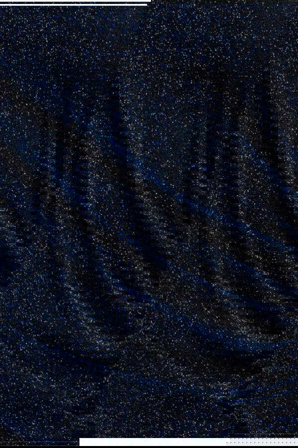 Open Lurex Back One Sleeve Maxi Dress - Royal Blue DR3633