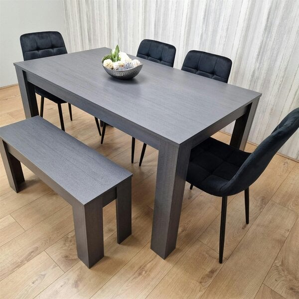 Kosy Koala Dining Table Set with 4 Chairs and a Bench Dining Room and Kitchen table set of 4