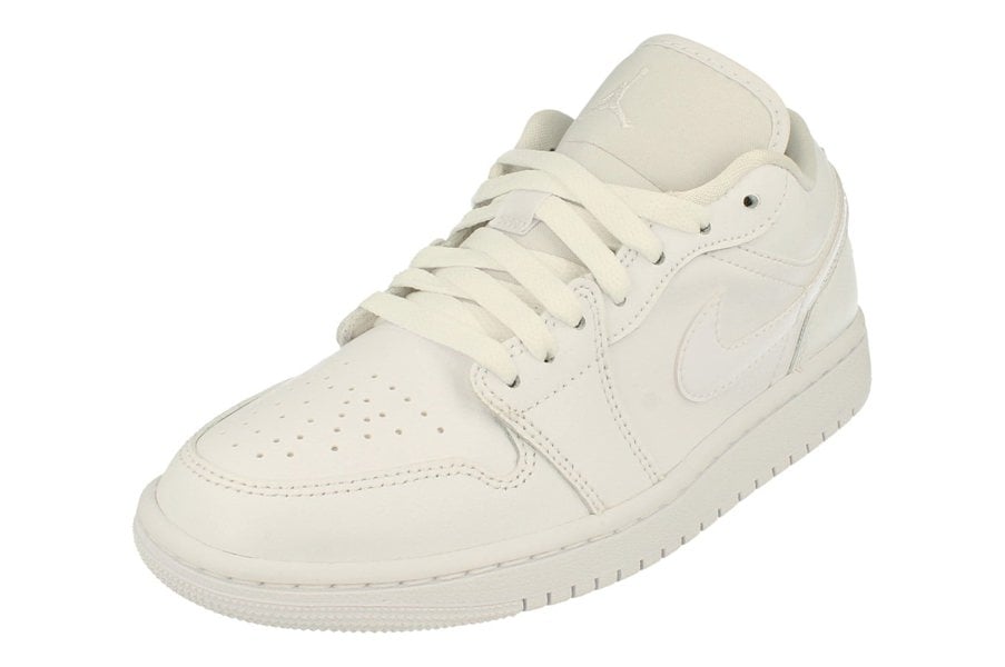 Nike Womens Air Jordan 1 Low Trainers Dv0990  111 - White White White 111 - Photo 0