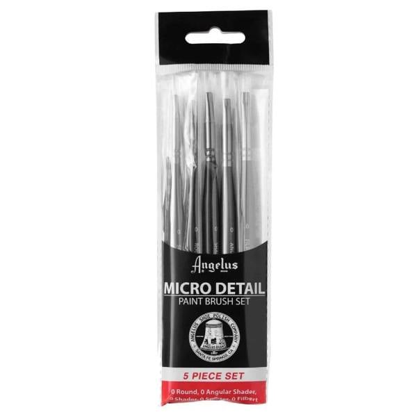 Angelus Micro Detail Brush Set - Professional Sneaker Customisation 5pc