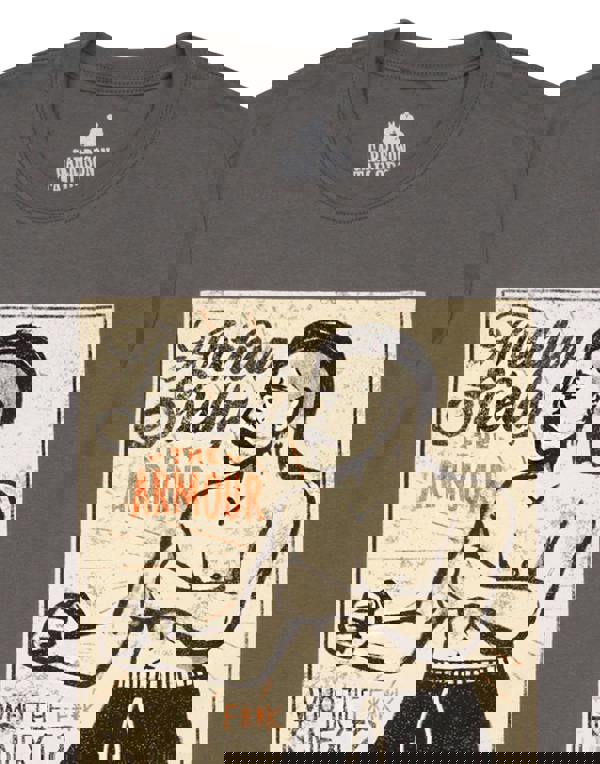 Peaky Blinders Mens Grey Arthur Shelby Short Sleeved T-Shirt