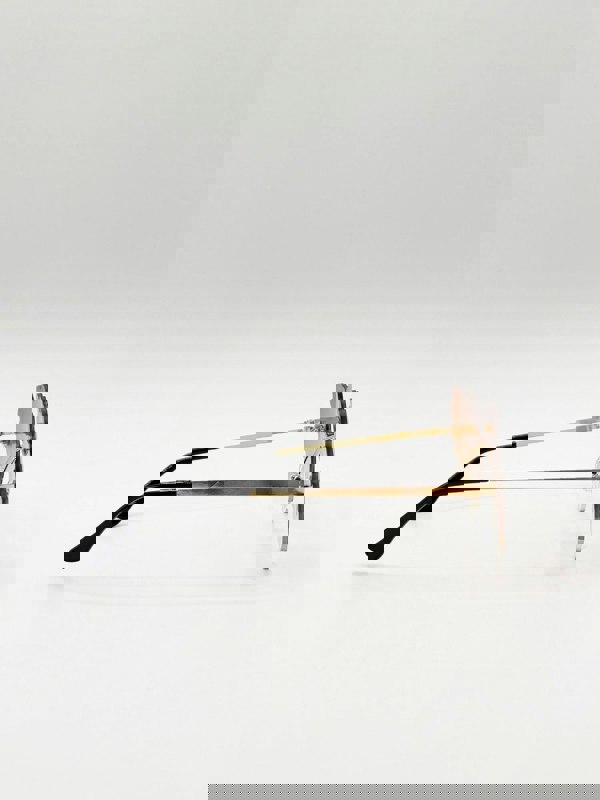 SVNX Scallop Heart Sunglasses in Brown