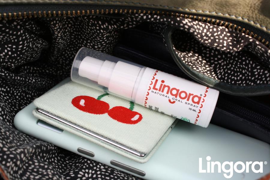 Lingora® Natural Oral Spray, Dry-Mouth Relief, Plaque Control, Healthier Gums, Vegan, 15 ml atomiser Spray