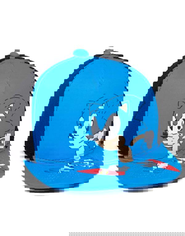 Sonic the Hedgehog Boys Blue Adjustable Curved Peak Cap (One Size)