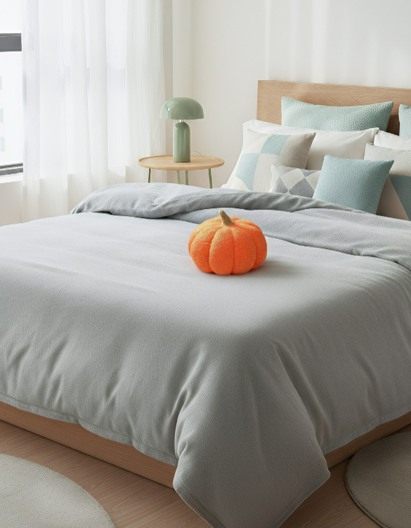Anypillow Orange Lamb Fleece Pumpkin Plush Throw Pillow 35cm