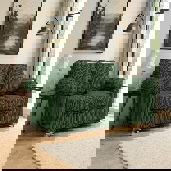 Furnishings For Less Delta Full Jumbo Cord 2 Seater Sofa