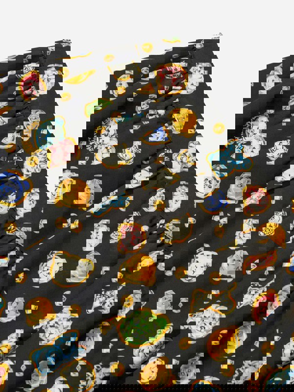 Moschino Kids Moschino Girls Teddy Bear Gems Skirt in Black