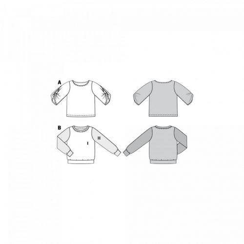 Burda Sewing Pattern 6246 Tops For Women, Sizes 8-18 - Easy