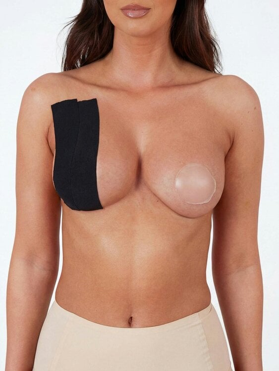 Perky Pear DIY Breast Lift Tape Roll-BLACK-A-DD Cups