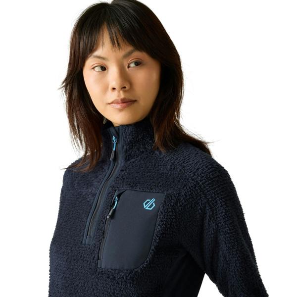 Dare 2B Womens/Ladies Levitate Technical Half Zip Fleece Jacket - Navy - 