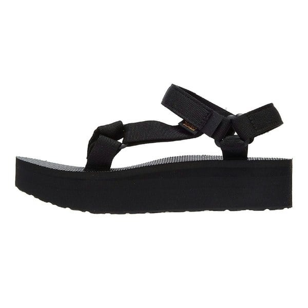 Teva Womens Black Flatform Universal Sandals