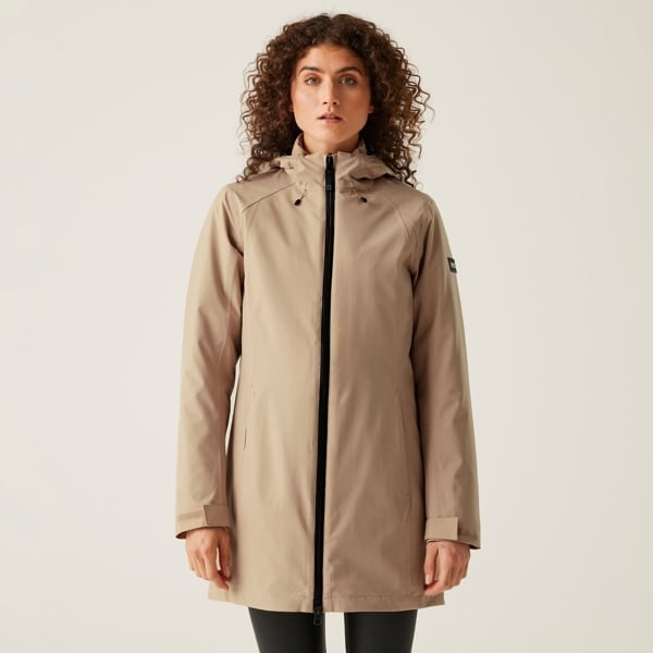 Regatta Women's Denbury V 3 in 1 Waterproof Jacket - Warm Taupe / Black