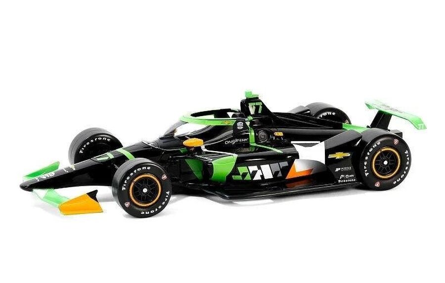 MCSlots Romain Grosjean #77 2024 Indycar Juncos Hollinger Racing 1:18 Scale Greenlight 11242