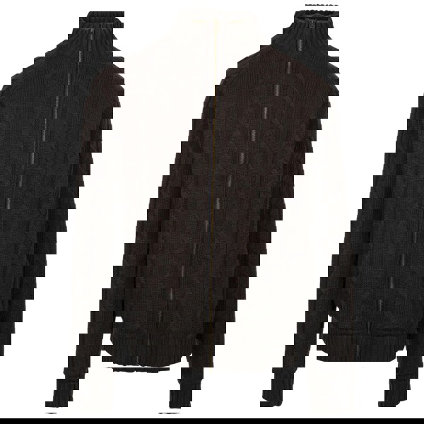 Trespass Mens Dipton Knitted Jacket - Dark Grey