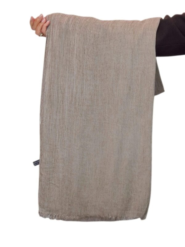 Paulo Due Lightweight Two Tone Crinkle Shawl Scarf