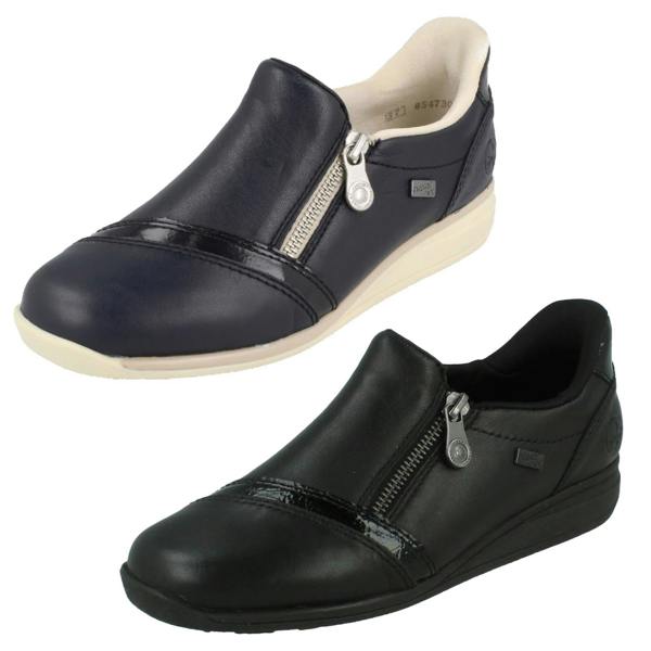 Rieker Ladies Rieker Extra Wide RiekerTex Casual Shoes 47264