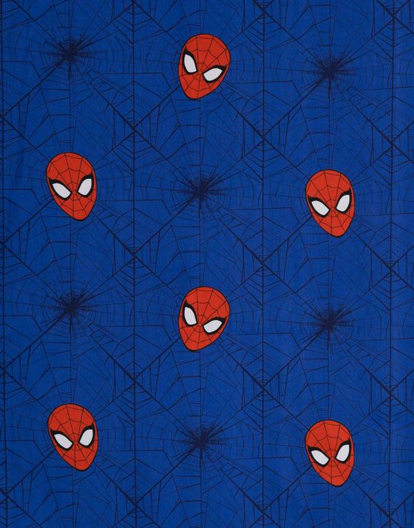 Vanilla Underground Spiderman Boys Blue Character Single Duvet Set (One Size)