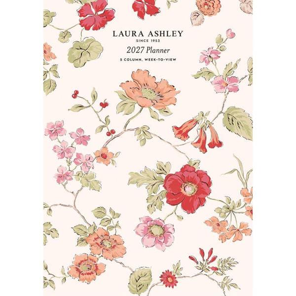 Fashion Laura Ashley A3 Famly Planner 2027, Family Planners, Week To View, Art, Gift