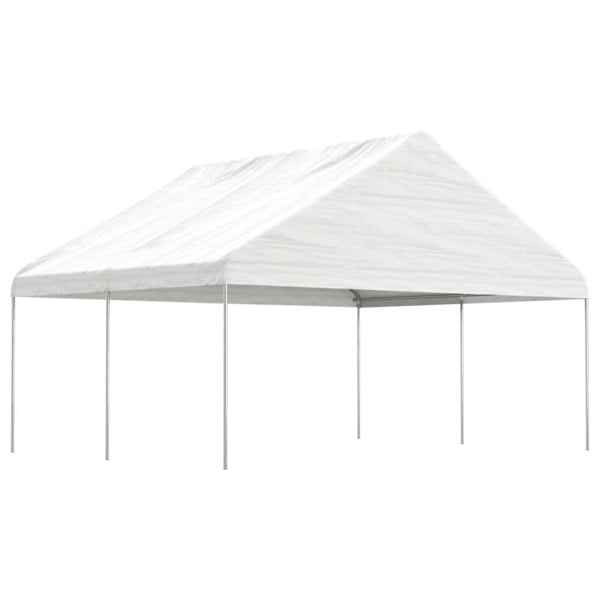 Berkfield Gazebo with Roof White 4.46x5.88x3.75 m Polyethylene