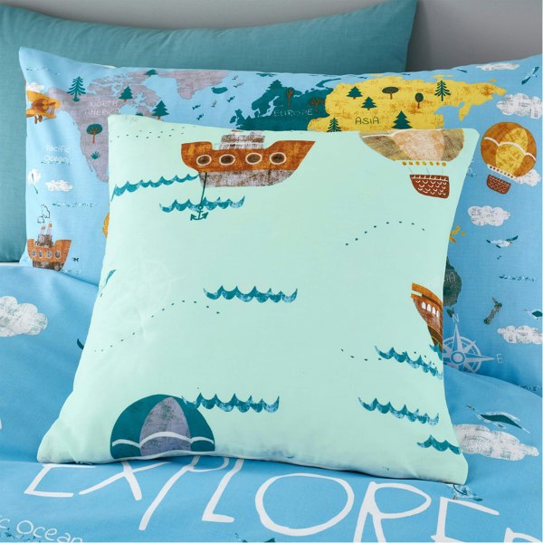 World Explorer Cushion Covers - Happy Linen Company