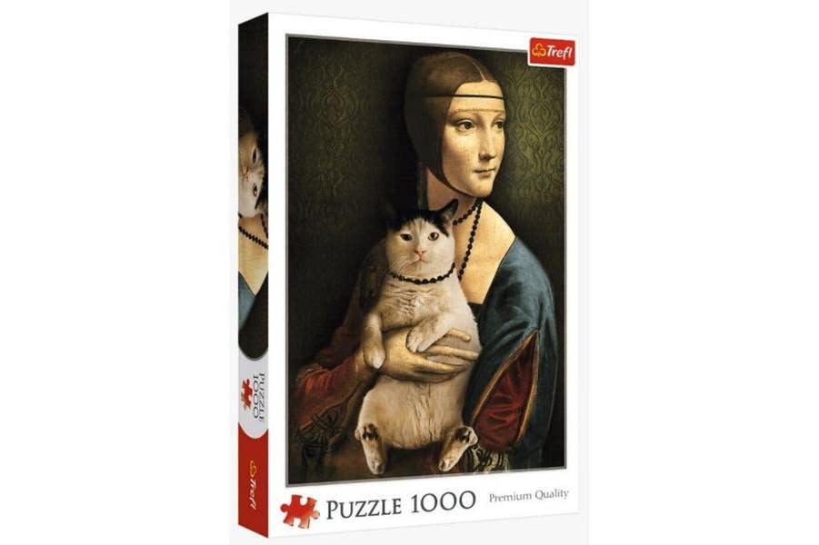 Trefl Lady With A Cat 1000 Piece Puzzle