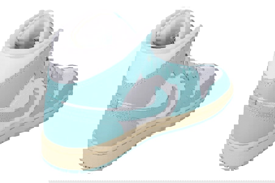 Nike Womens Air Jordan 1 Mid Trainers Bq6472  132 - Sail Light Dew Muslin 132 - Photo 2