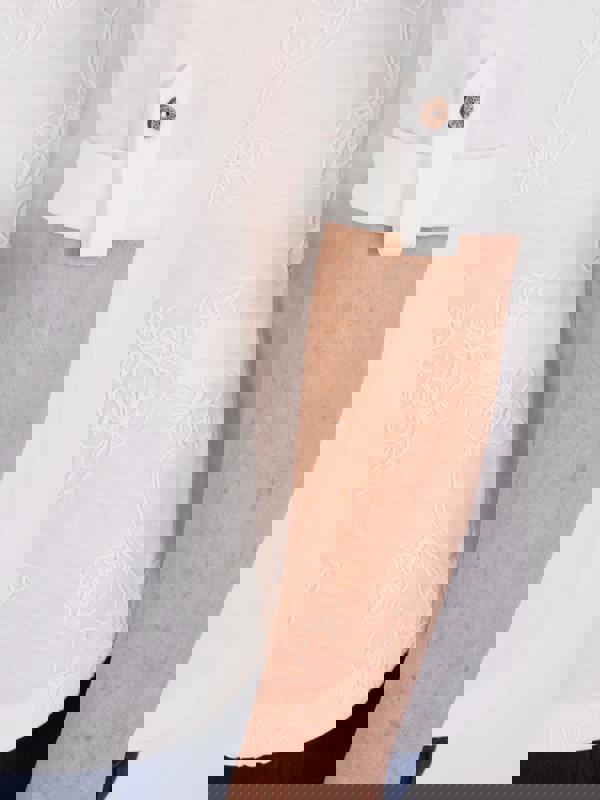 TIGI Dori Embroidery Jersey Top