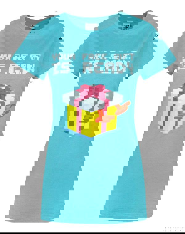 Crossy Road Womens Blue Icon Short Sleeved T-Shirt