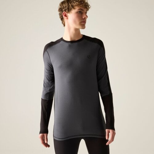 Dare 2B Mens Exchange III Base Layer Set - Black/Ebony