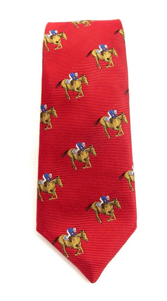 Horse Racing Silk Tie by Van Buck – Premium Men's Patterned Shirt by Claudio Lugli | Bold Design, Tailored Fit, Best Printed Shirts