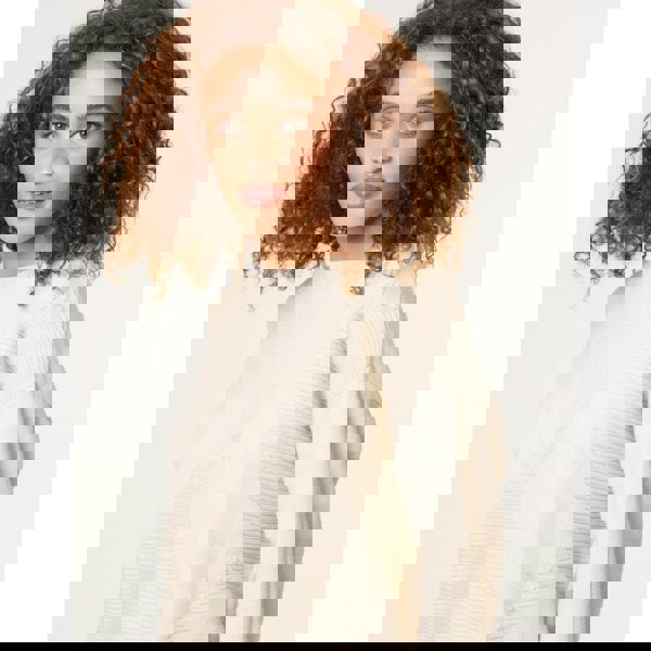 Blue Vanilla Argyle Stitch Detail Jumper