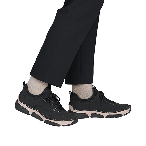 Rieker 45976 Casual Trainers   in  Black