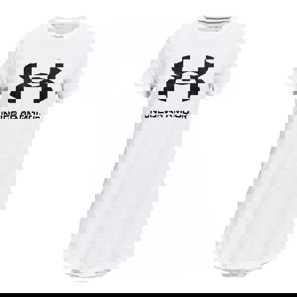 Under Armour Childrens/Kids Logo T-Shirt - White - 