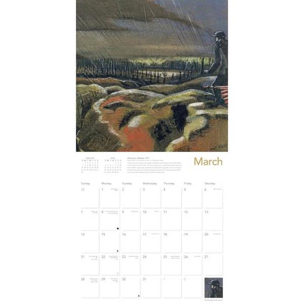 Paul Nash Calendar 2027, Wall Calendars, Month To View, Art, Gift