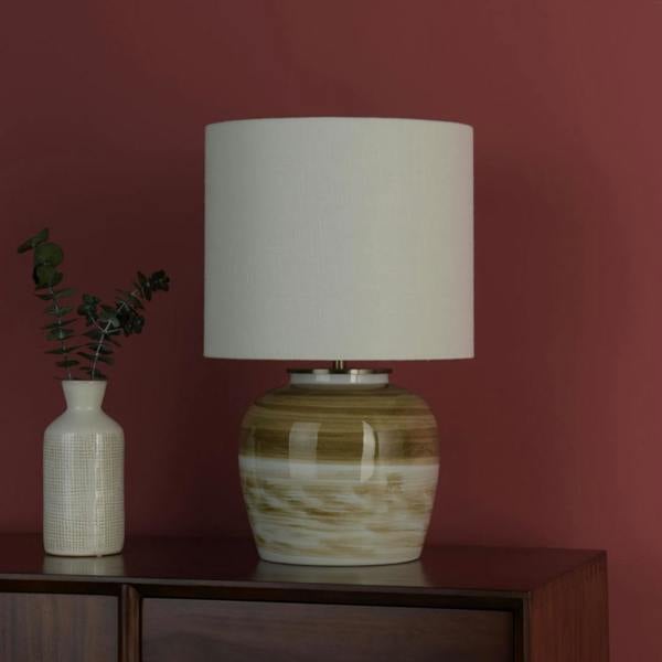 Pagazzi Lighting Maelis Brown Table Lamp