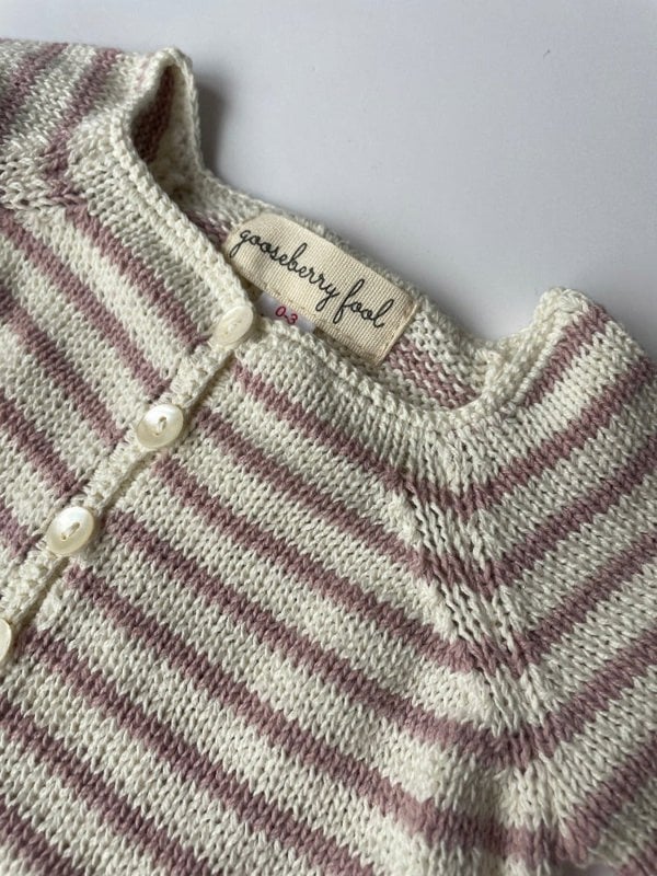 Gooseberry Fool Striped Cardigan