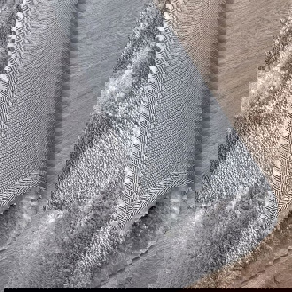 High Pile Grey Rug Calida – Ultra-Soft Plain