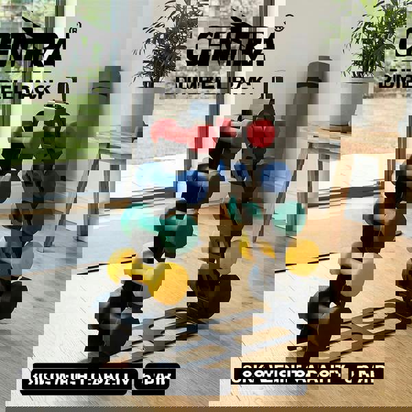 Centra Dumbbell Rack Stand Steel A-Frame Home Gym Weight Storage Holder 180LB