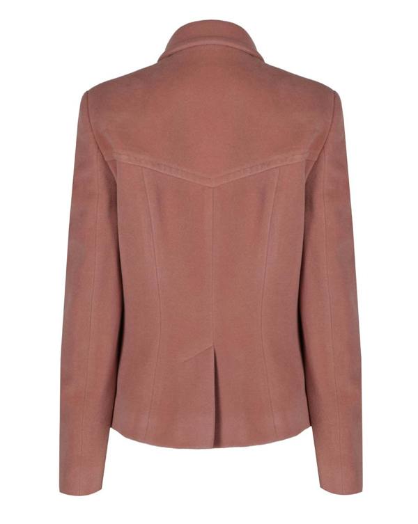 Myles Anthony Vintage Rose Reefer Style Wool & Cashmere Jacket