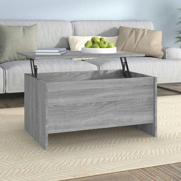 Berkfield Coffee Table Grey Sonoma 80x55.5x41.5 cm Engineered Wood
